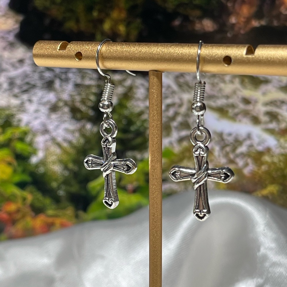 Cross earrings!